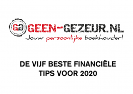 Geen-Gezeur - Jouw persoonlijke boekhouder - Geert-Bart geeft jou de vijf beste financiële tips voor je bedrijf...